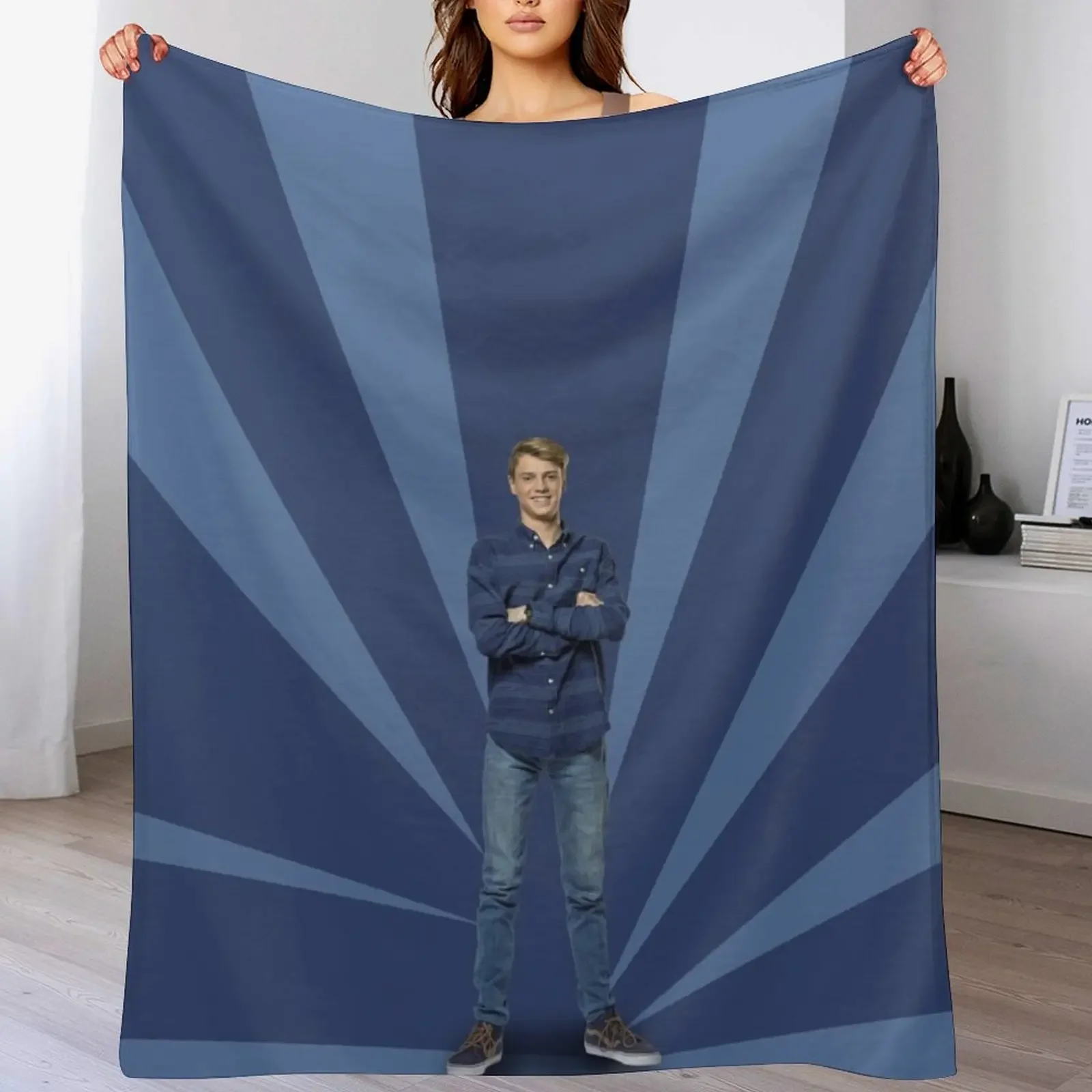 

Henry Hart - Heroic Throw Blanket Plush funny gift Large Hairys Blankets