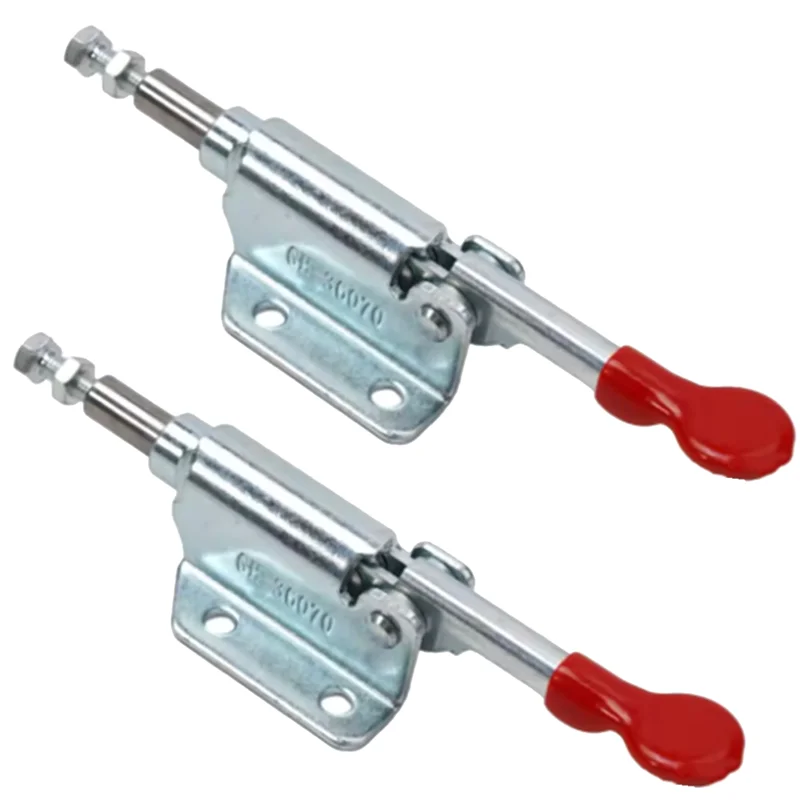 AB15-2Pcs GH-36070 تبديل مزلاج دفع/سحب الإفراج السريع تبديل المشبك اليد تثبيت أداة الشغل حامل أداة تركيبات