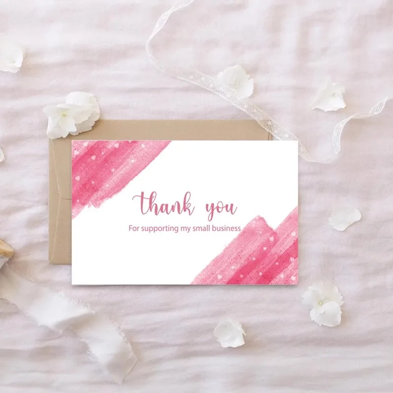 Customized Thank You Card, Business Card Packaging, Jewelry Card Insertion, Personalized Logo