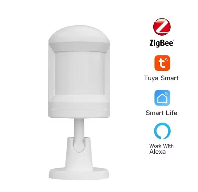 Tuya Smart ZigBee 3.0 PIR Sensor Infrared Ray Wireless Illumination Light Switch Human Body PIR Motion Sensor Alexa Google Voice