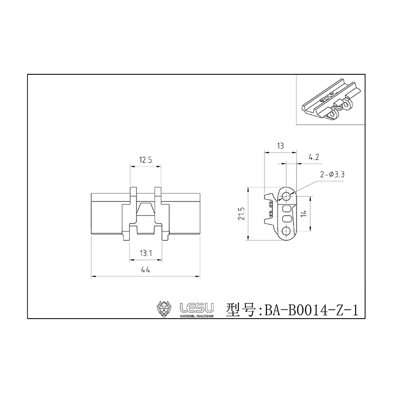 1 زوج المسارات ل LESU 1/14 RC محمل هيدروليكي 636 لتقوم بها بنفسك Tamiyay راديو التحكم أجزاء شاحنة Conatruction Th20531-Smt3