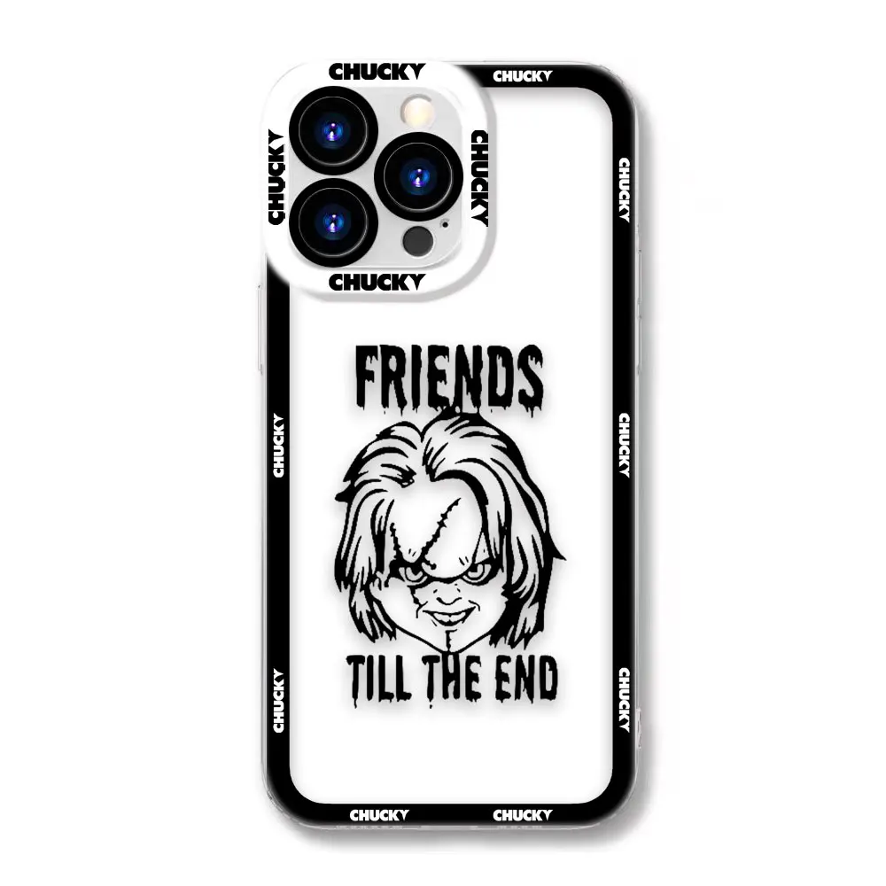 Print Good Guys Chucky Cover Clear Phone Case For iPhone Apple 17 17E AIR 16E 16 15 14 12 13 11 Pro 8 7 Plus Max Capa Case Shell view 4