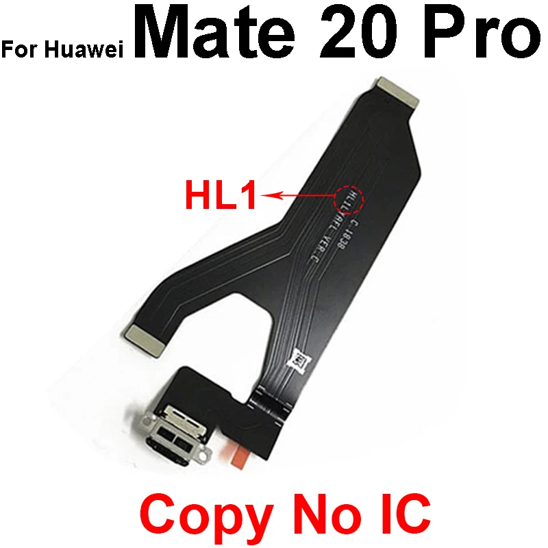 USB Charger Board Flex Cable For Huawei Mate 20 Lite 20 Pro 20X 4G 5G USB Charging Port Board Flex Ribbon Connector Replacement