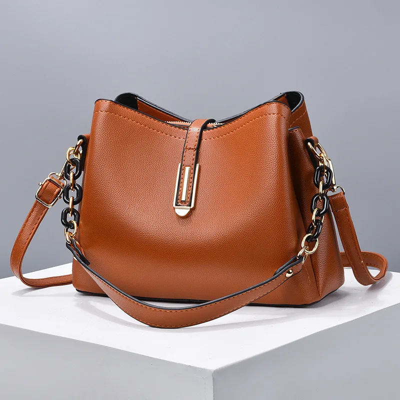 

Women Large Shoulder Crossbody Bag 2025 New Brand High Quality Pu Leather Female Luxury Designer Fashion Casual Lady Messenger