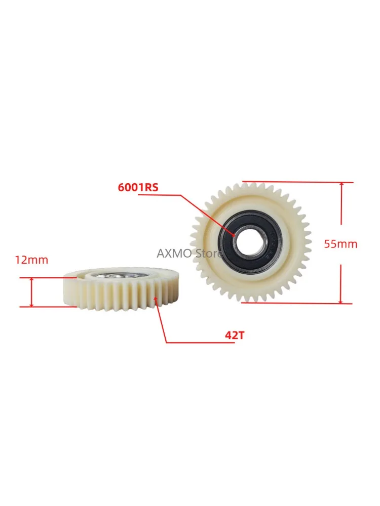 AliExpress NONE 3pc BAFANG G040 G070 E-Bike Motor Nylon Gear Clutch 42T Diameter 55mm Precision Transmission Gear Electric Bike Replacement Part