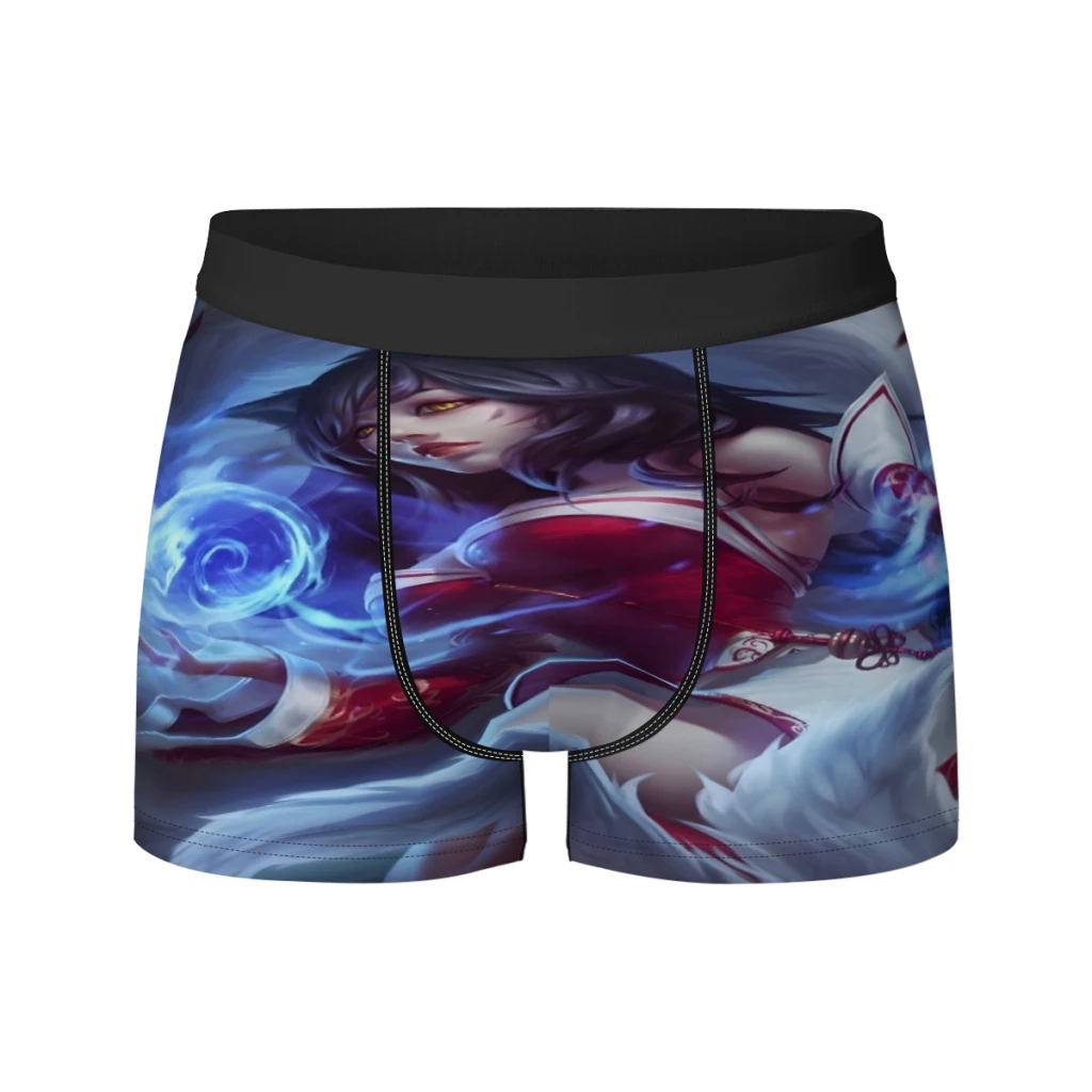 

Hot-Game-League-Of-Legends Breathable milk Silk Boyshorts Elastic Men's Underwear 3D Boxer Shorts Boxer Briefs