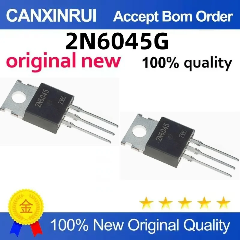 (10-300piezas)Brand new original 2N6045G 2N6045 TO-220 spot chip IC one start