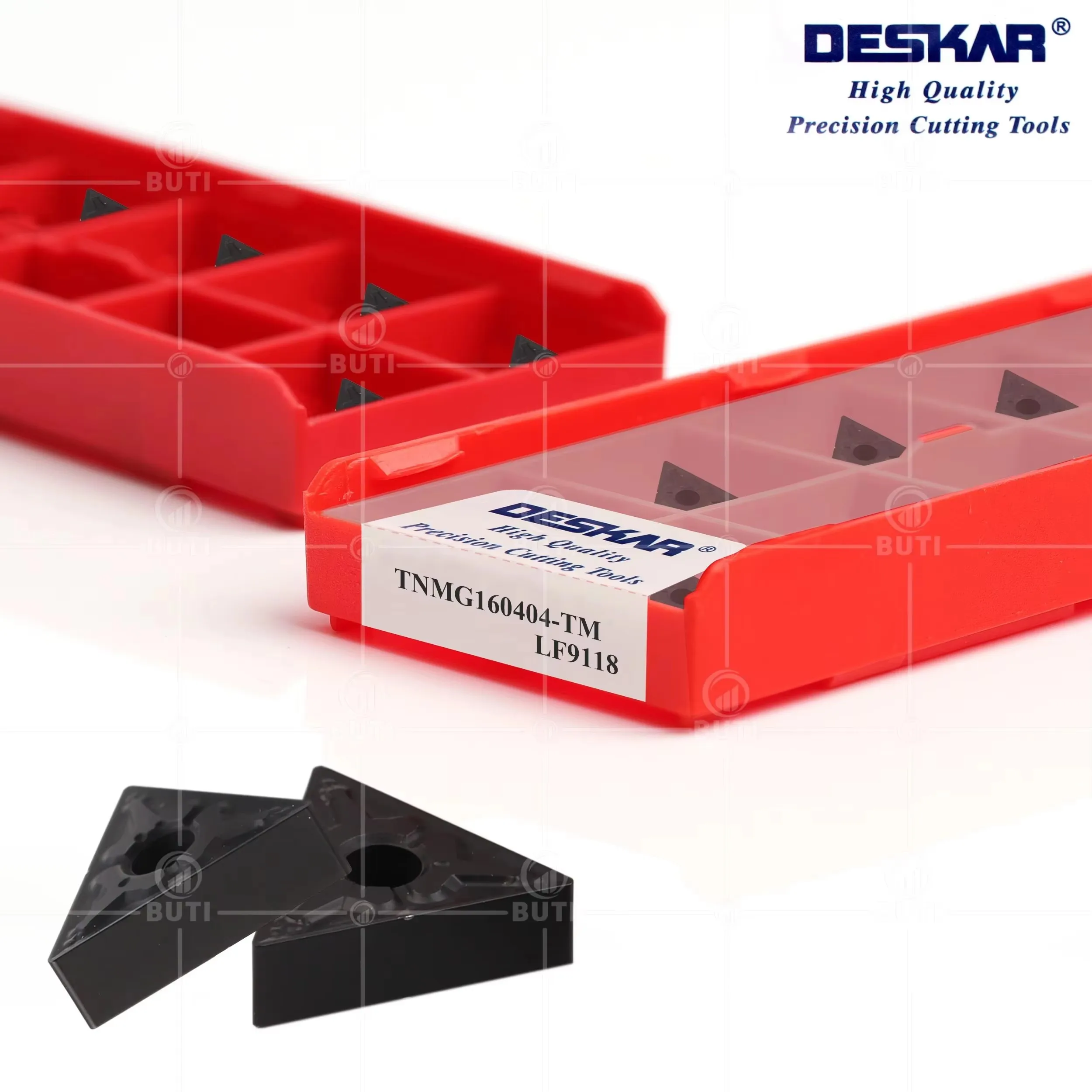 DESKAR 100% Original TNMG160404 TNMG160408 TNMG160412 CM CQ PM TM HQ LF9118 Numerical Control Lathe Carbide Inserts Turning Tool