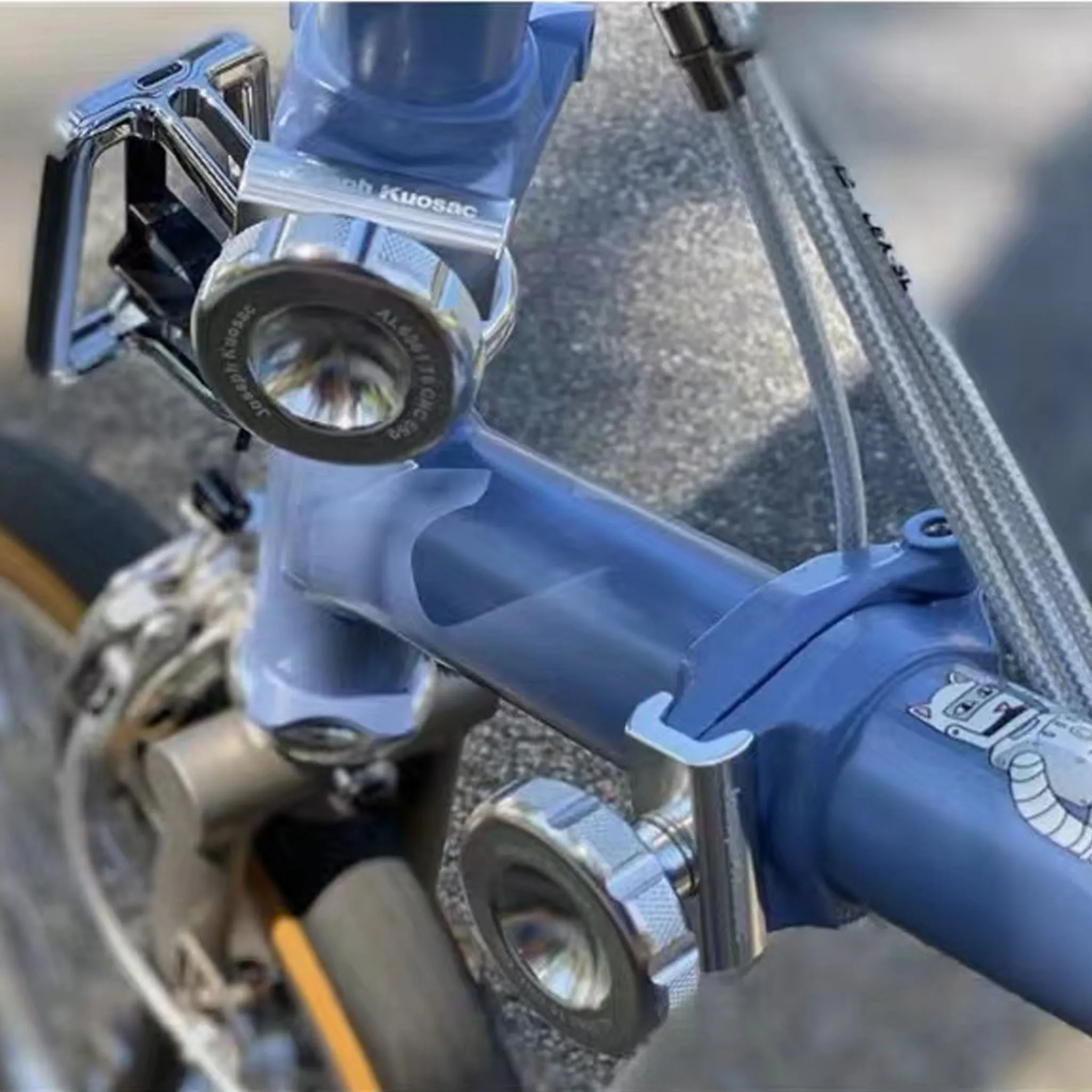 

Комплект креплений для складного велосипеда Brompton: зажимы, C-образные клипсы, складная застежка chpt3, складная ручка