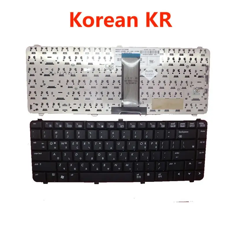 Laptop Keyboard For HP CQ510 CQ511 CQ515 CQ516 CQ610 CQ615 539682-AD1 Korean KR/Russian RU/Thailand TI/Arabia AR Black