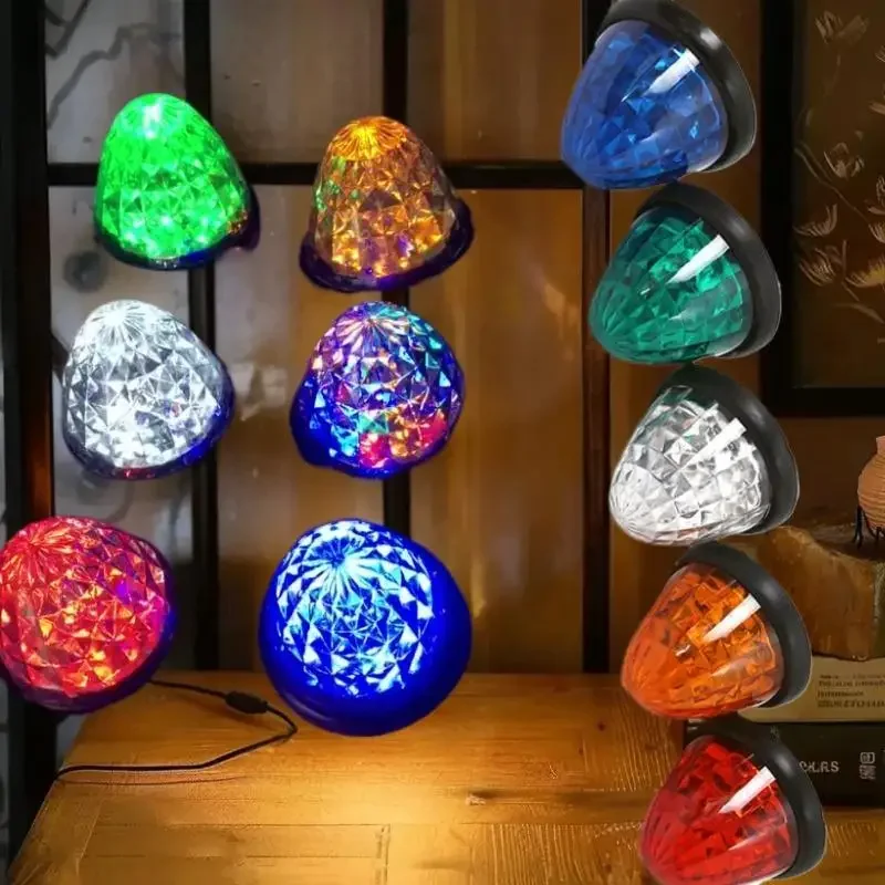 واحد 24 فولت السيارات LED الجانب ماركر ضوء كبير البطيخ شكل الضوء الخلفي مؤشر خطر لشاحنة مقطورة قافلة
