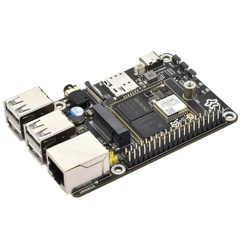 Luckfox Pico Pi A/B 8GB eMMC Opción de micrófono WiFi6/4G Core RV1106 G2/G3 RAM 128/256MB Tamaño del puerto de visualización de audio
