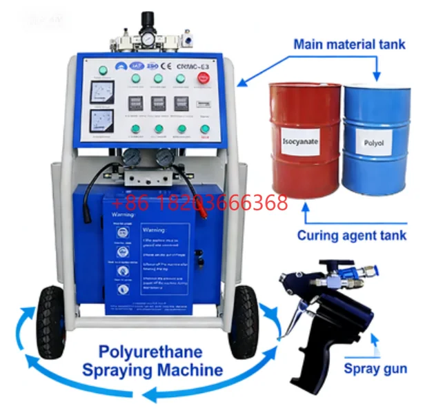 

Установка для напыления пенополиуретана (ППУ) YG на заказ для теплоизоляции стен