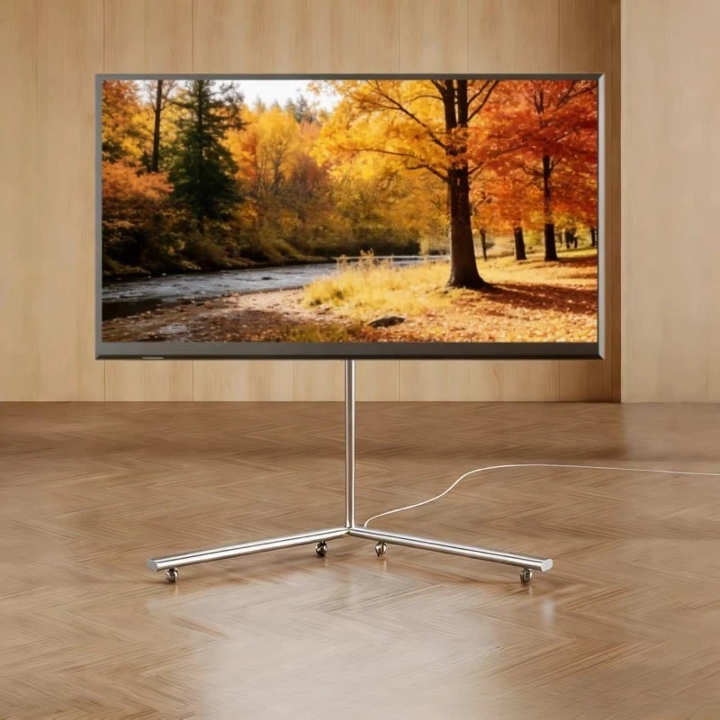 TV Mobile Cart Bracket Universal Shelf Living Room Bedroom 55/65/75 Inch Vertical TV Cabinet