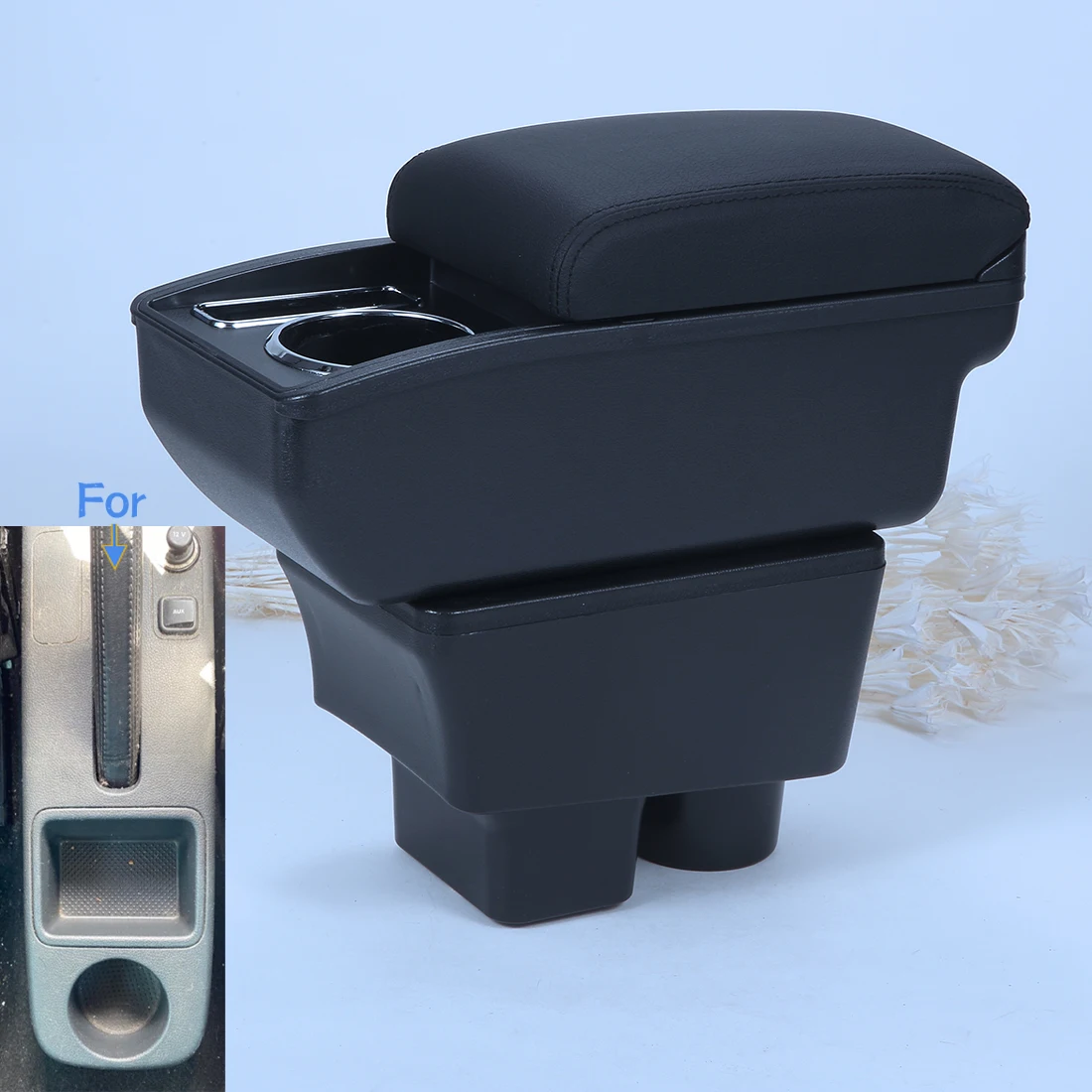 Für Skoda FABIA Armlehnenbox Für Skoda Fabia II 2 Auto-Armlehne 2008-2014 Aufbewahrungsbox Spezielle Innenausstattung Autozubehör