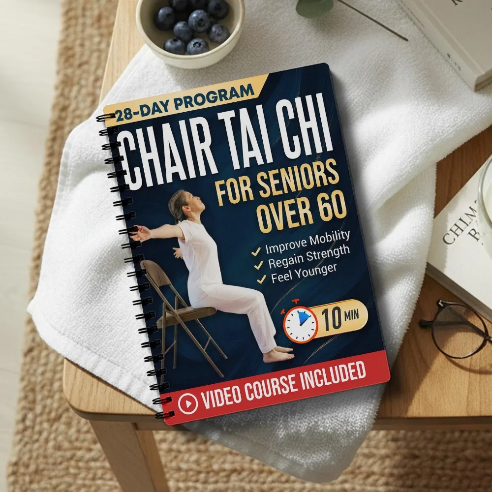 2026 new hair Tai Chi coil book 28 day training plan to improve mobility, home exercise and fitness