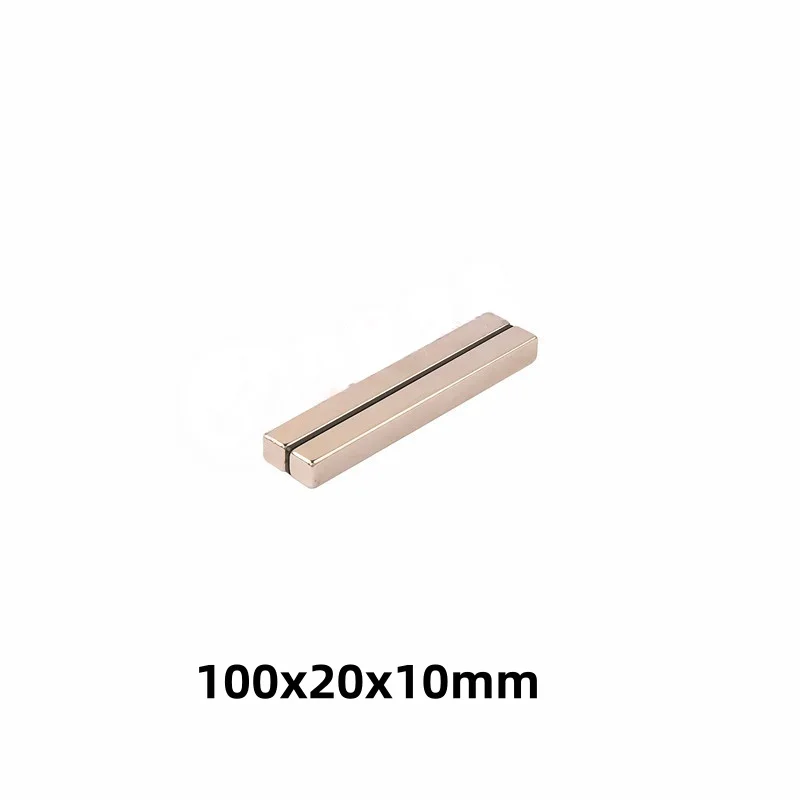 100x20x10mm Square magnets can be widely used for refrigerators, office document fixation and DIY 100x20x10mm