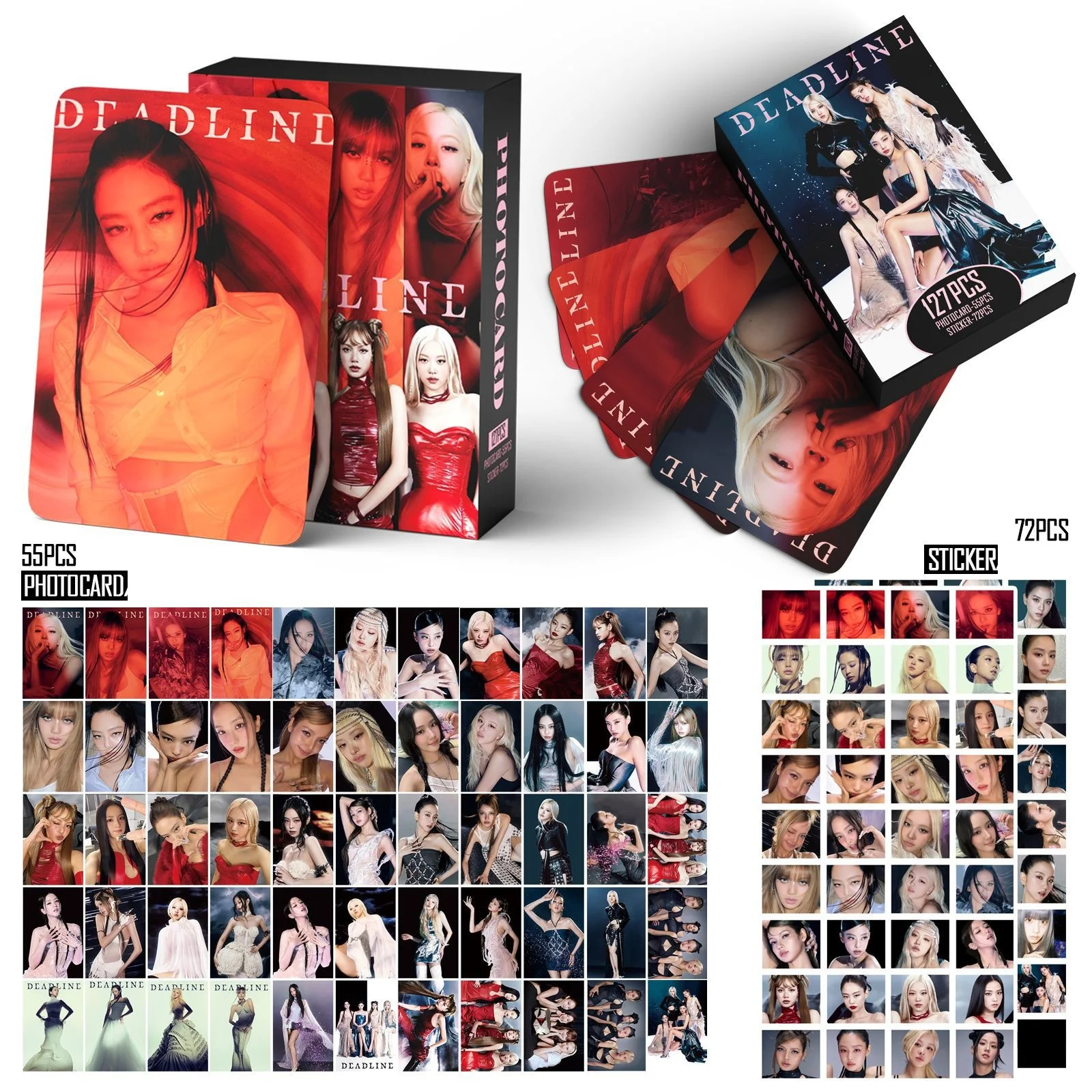 

127 шт. Новые коллекционные карточки-стикеры для фанатов Girl Group, высококачественные двусторонние LOMO-карточки, подарки для фанатов.