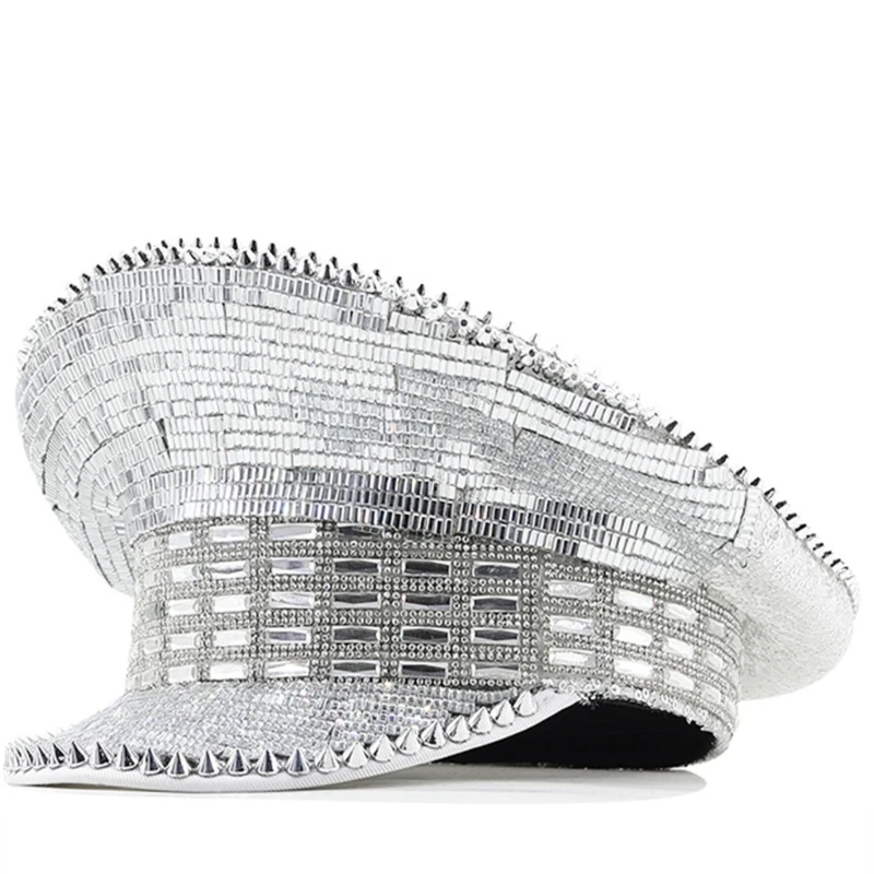 

Glittering Sequins DanceParty Hat Women Lady Night Club Hat