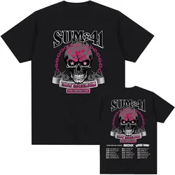 Tour of The Setting Sum Sum41 T-shirt Cotton Summer High Quality Mens Tshirts Round Neck Casual Hip Hop Gothic Tee-shirt Unisex