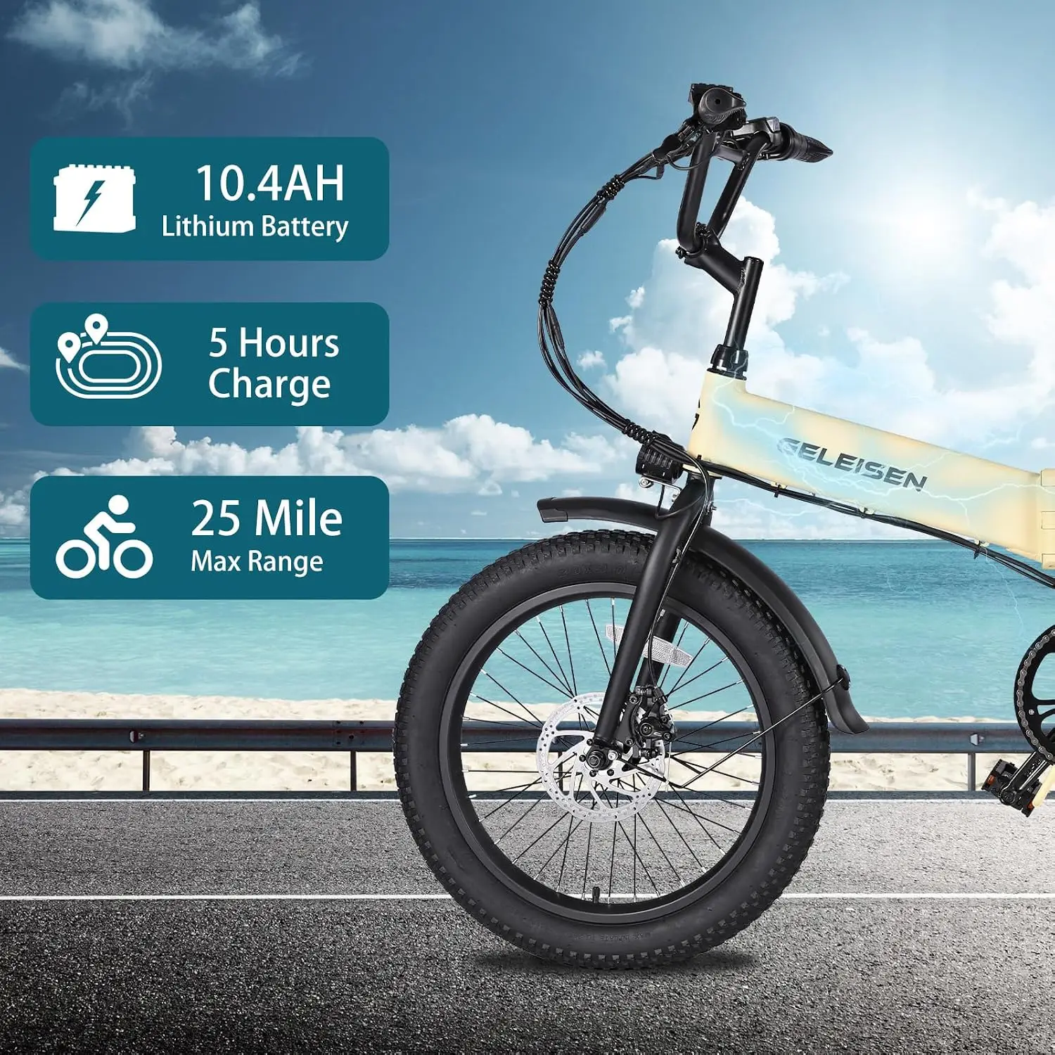 Folding Electric Bike, 20