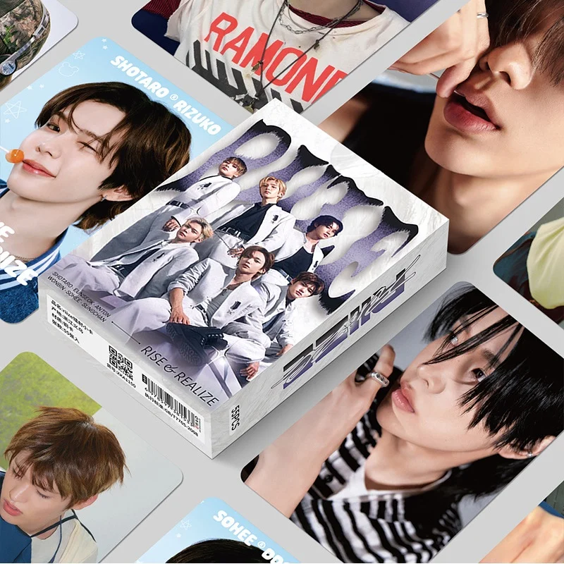 

Набор из 55 лазерных фотокарточек K-pop айдолов для фанатов, подарки