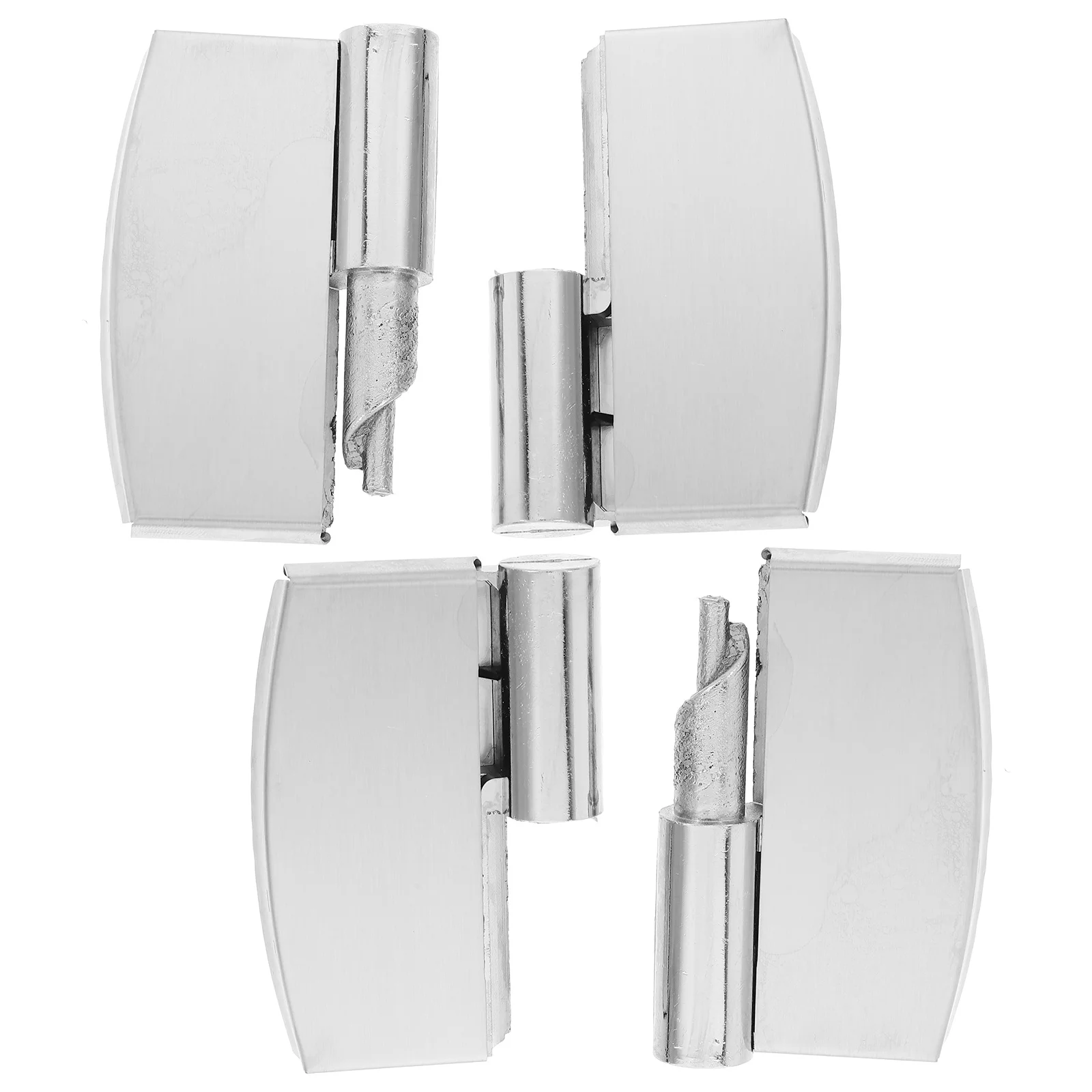

2Pcs Heavy Duty Self Closing Door Hinges Stainless Steel Toilet Partition Hardware Public Restroom Door Accessories