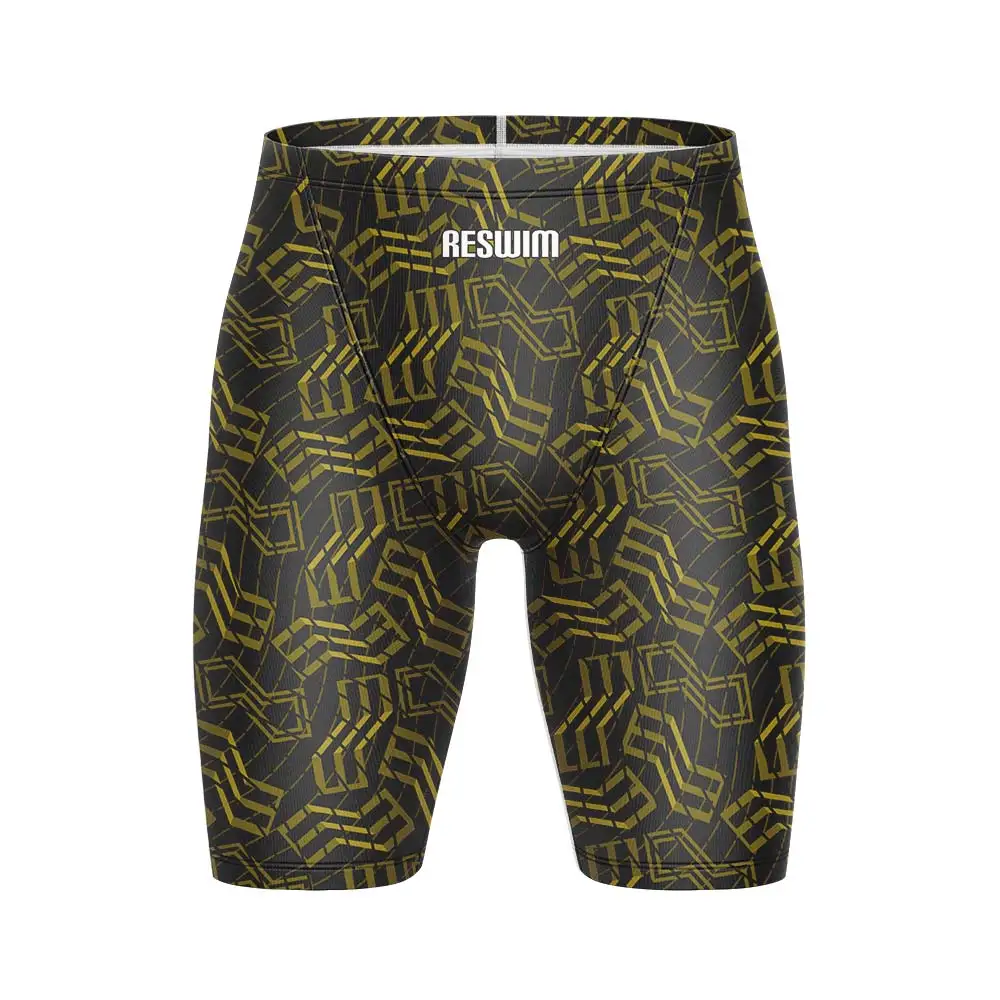 Bañador Jammer para hombre, pantalones cortos de natación, mallas de playa, traje de baño de entrenamiento atlético, pantalones de surf, 2025