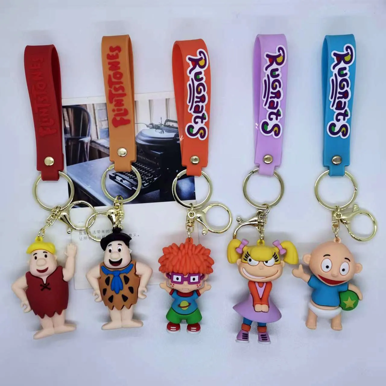 

Creative Cartoon Mischievous Little Soldier Modern Primitive Person Keychain Bag Car Keychain Wholesale Fashion Toys Anime Frind