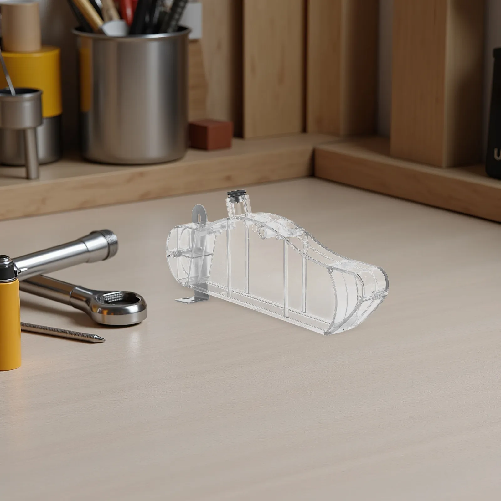 Transparent Circular Saw Guard 4-10 Inch Stand Blade Cover L Shaped Splitting Knife Portable Table Saw Protective Shield Dust