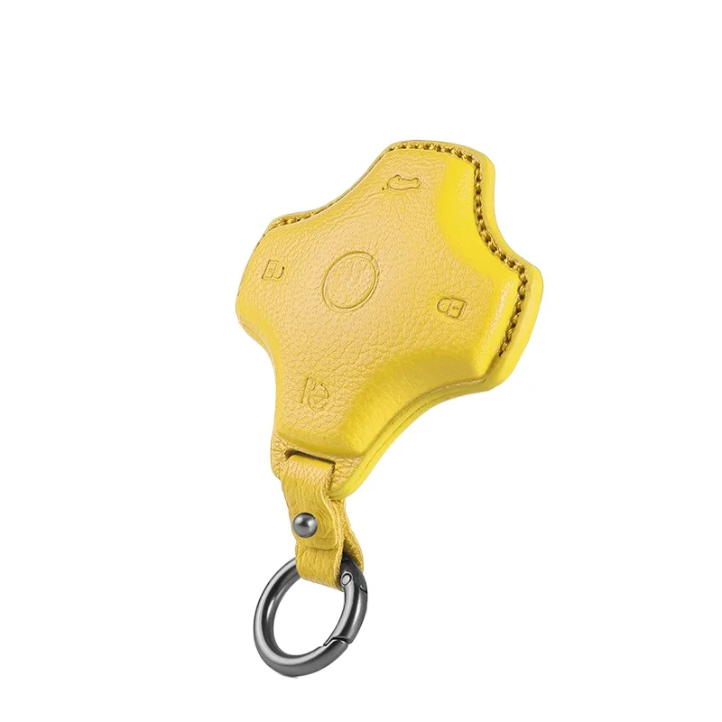 

Premium Sheep Leather Key Cover Case for Dongfeng Eπ 007 / 008 (2024) - Protective Key Fob Shell Keybag Keychain