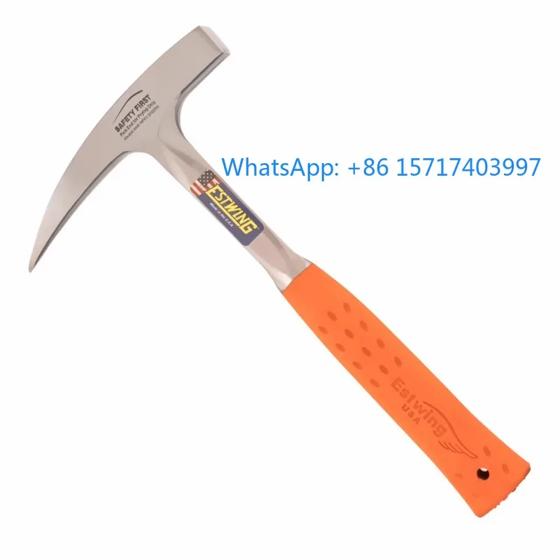 Orange pointed geological hammer east wing EO-22P14P23LP