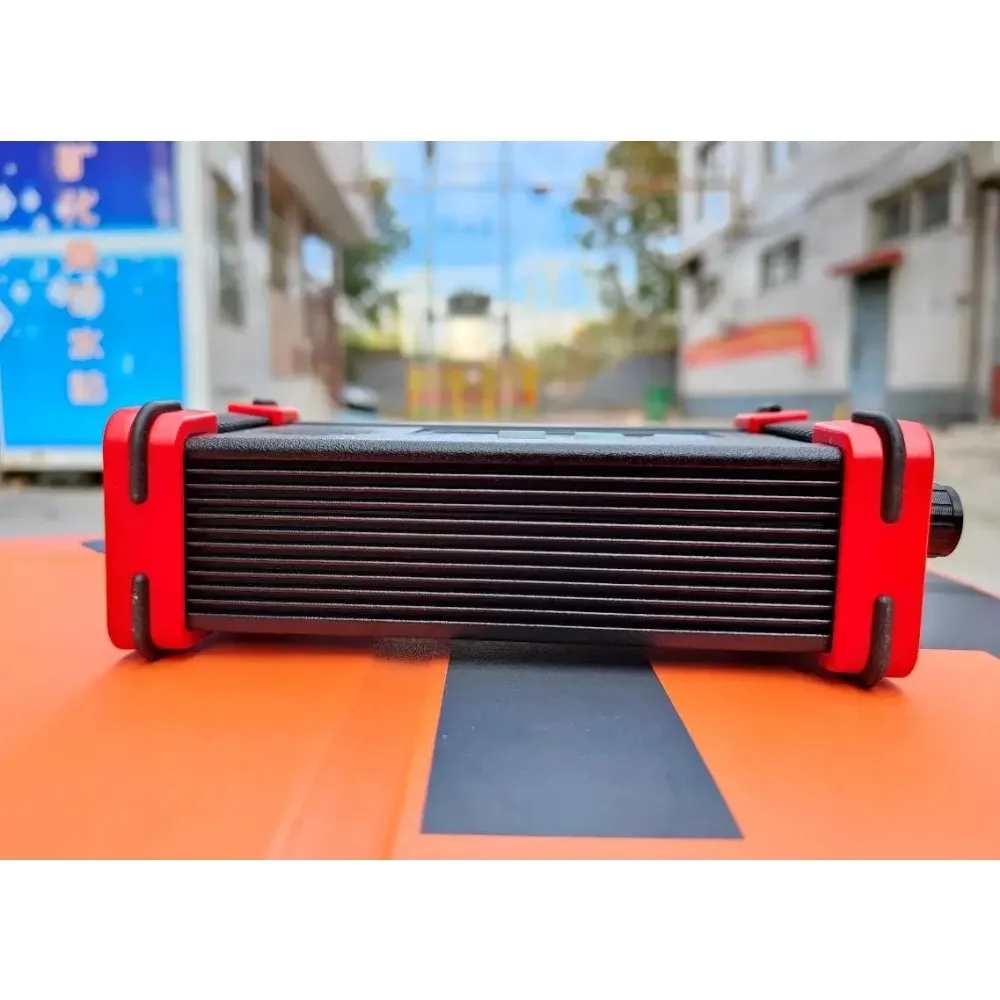 2025 جديد 5 واط USDX USDR HF QRP SDR جهاز الإرسال والاستقبال SSB/CW جهاز الإرسال والاستقبال 8-Band DSP SDR قذيفة سوداء مع ميكروفون محمول مع بطارية #3