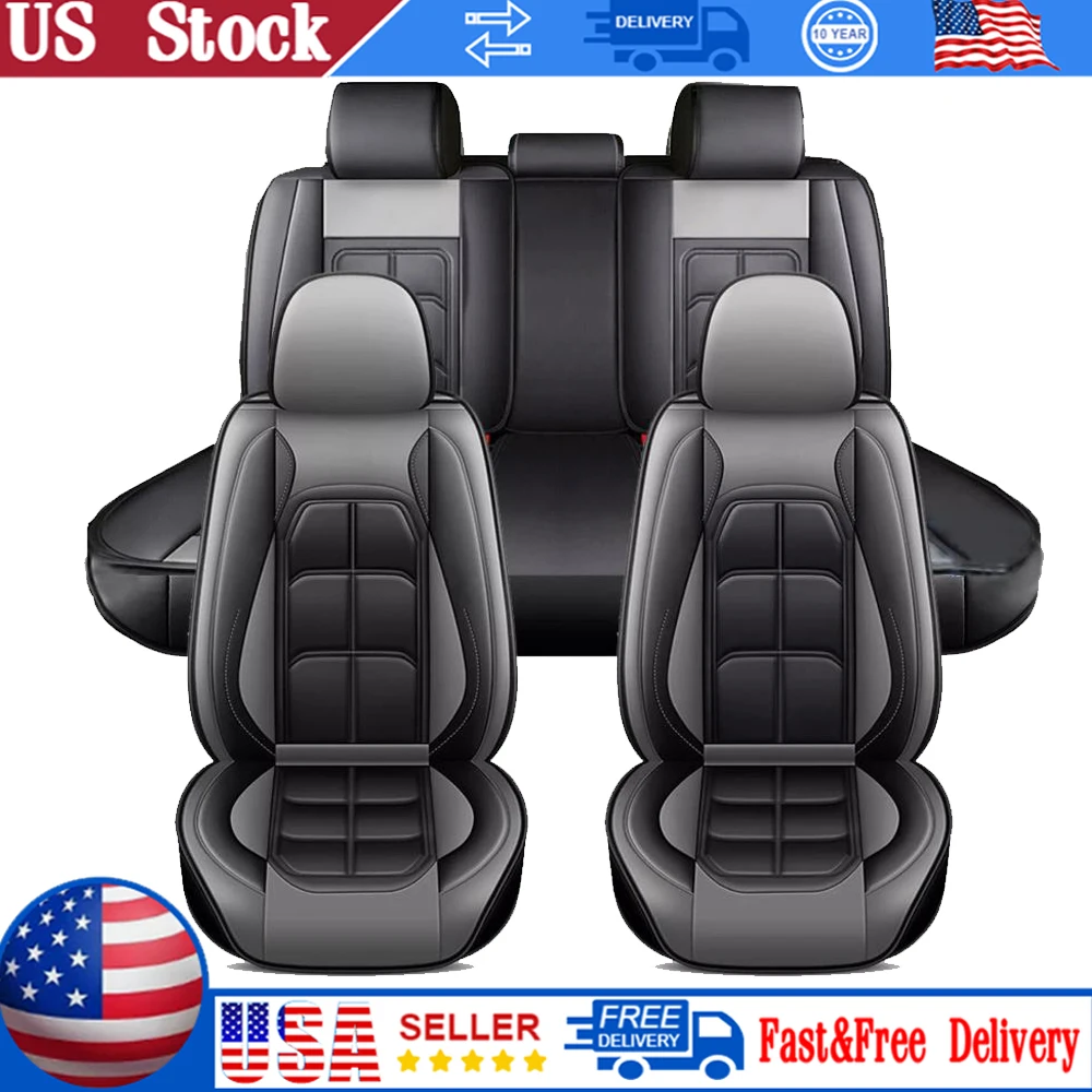 

High Quality Car Seat Protector For Chevrolet Car Seat Cover Deluxe Leather Full Set 5 Seat Front Rear Protector