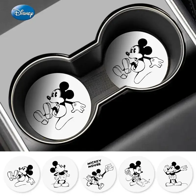 

Disney Surprise Mickey Mouse car coaster car creative water coaster car interior decoration non-slip storage mat universal