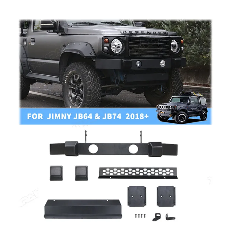 Hot Sale Car Bull Bar Retro Nostalgic Series Front Bumper For Suzuki Jimny Jb64W Jb74W 2023 2024 2025