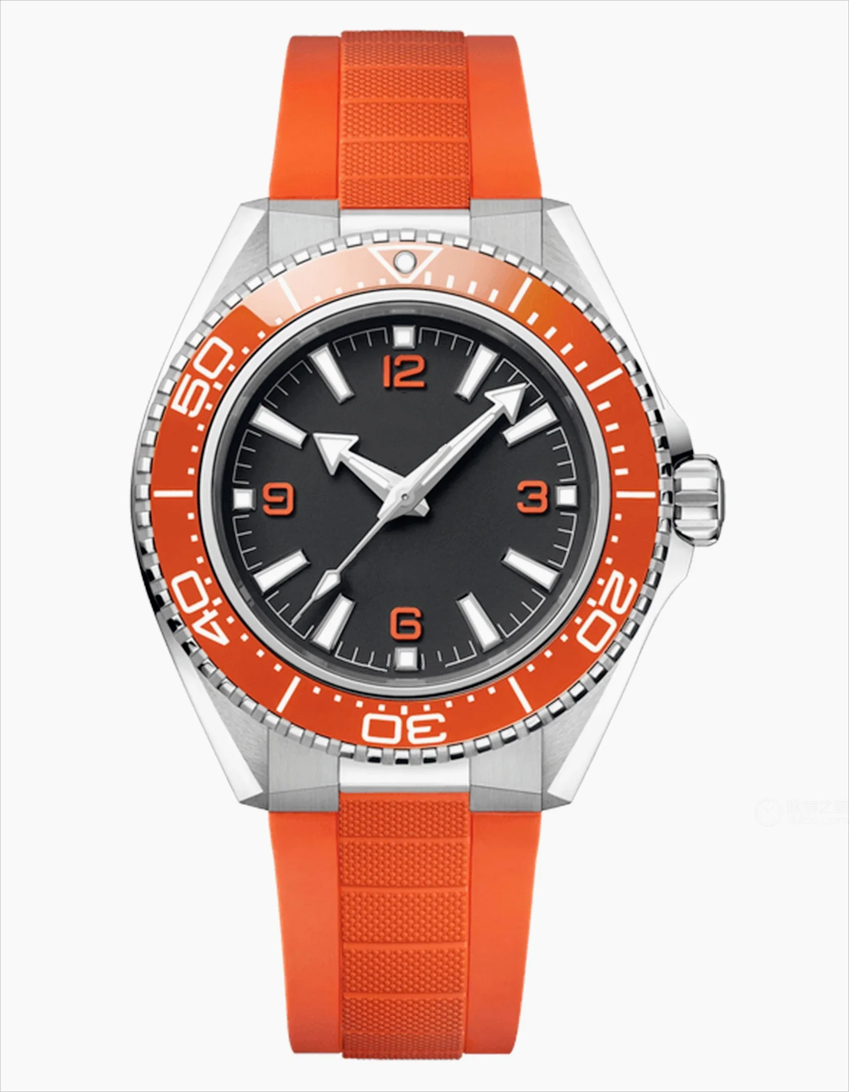 

2026 Luxury Automatic Mechanical Diver Watch for Men 600m Stainless Steel Black Orange Rubber Ceramic Business Wristwatch 42mm