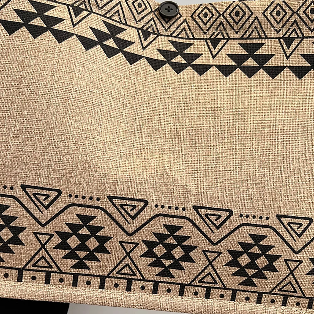 레트로 민족 린넨 핸드백 여성 대용량 어깨 가방 비치 핸드백