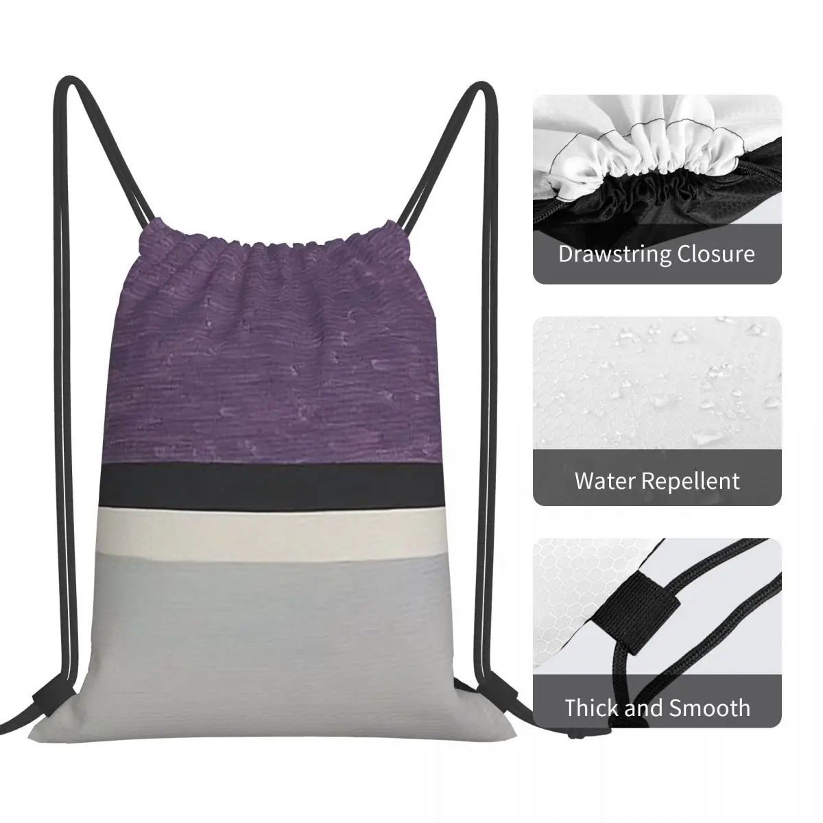 Untitled Backpacks Casual Portable Drawstring Bundle Pocket Sports Bag Book Bags For Man Woman Students