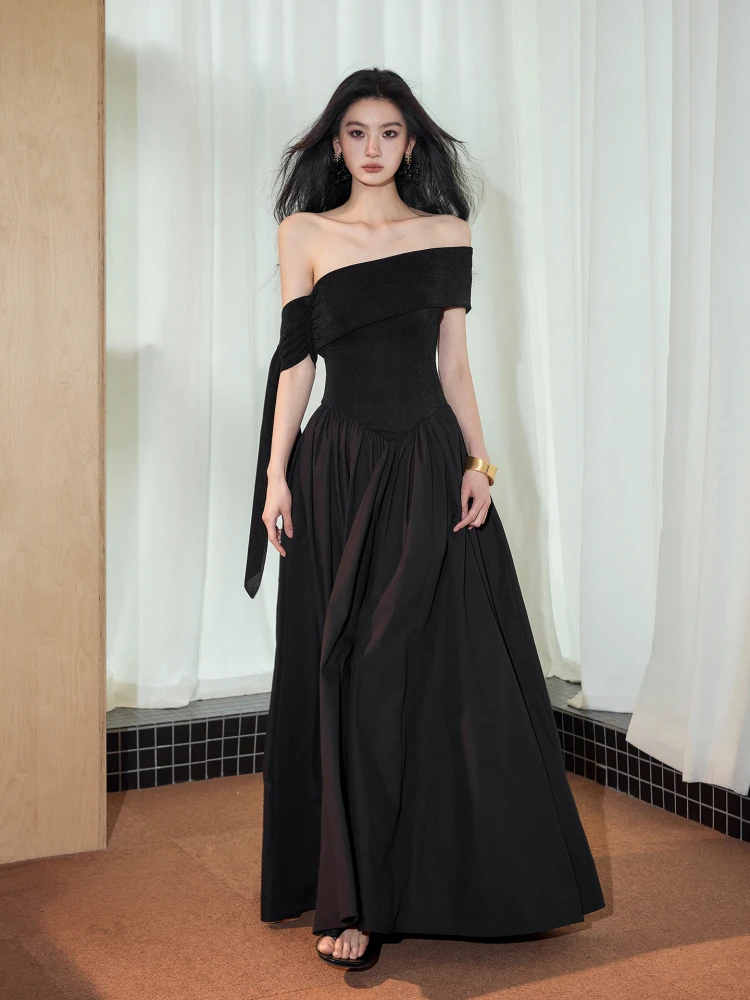 فساتين نسائية أنيقة بدون أكمام للخريف سروال قصير وطية صدر السترة مرقعة وشاحات بطانة حزام H-line College Preppy OL