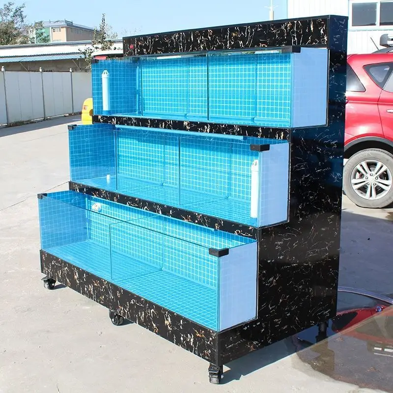 supermarket aquatic shellfish pool supermarket selling fish hotel fish tank refrigeration commercial all-in-one machine tank