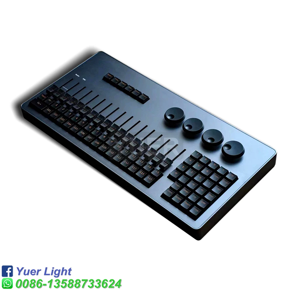 MINI PLUS Lighting Console Mini Command Wing + Mini Fader wing Combination  DMX512 DJ Stage Effect DJ Disco Party Moving Head