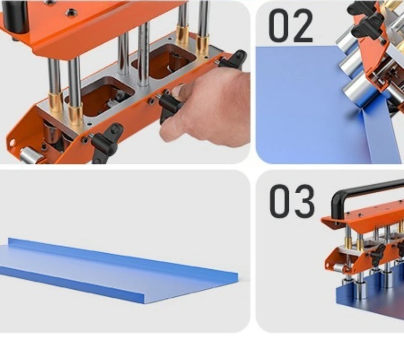 Folding machine, drip folding tool, rolling tool