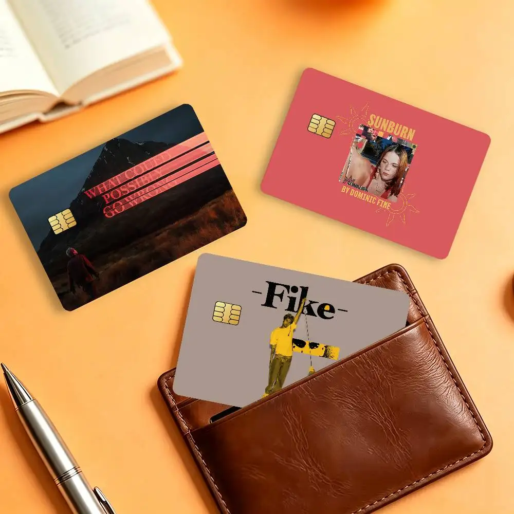Singer D-Dominic F-Fike Rocket Waterproof Card Stickers For Credit Cards Debit Cards And Transit Cards 4pcs