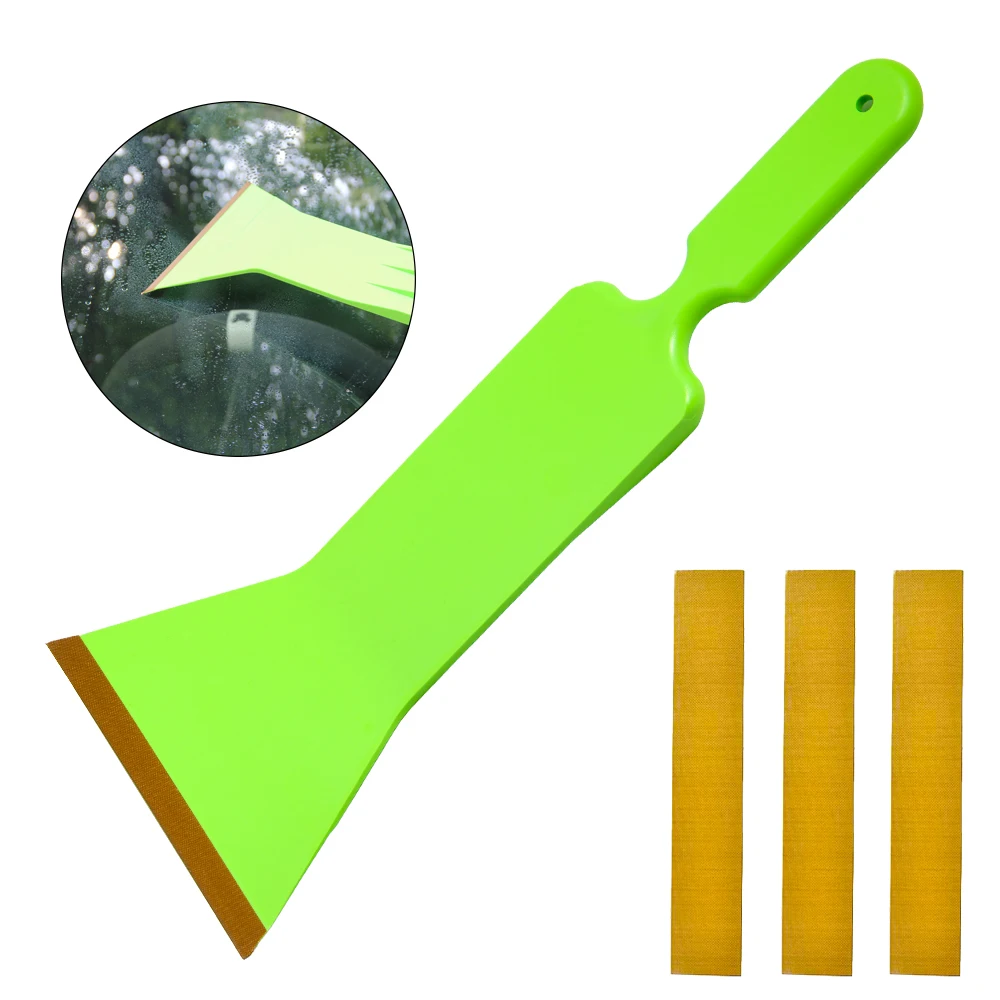 

Long Handle Bulldozer Squeegee Auto Window Tinting Foils Solar Protection Installation Tools Car Rear Windshield Clean Scraper