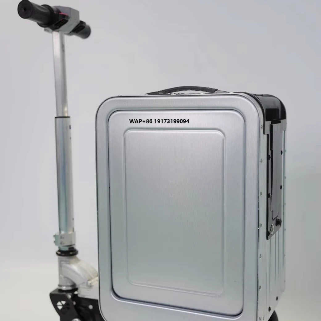 

Aliotop Hot Selling Smart Aluminum 20-inch Lightweight Durable Aluminium Frame Waterproof Suitcase Bluetooth Control Airplane