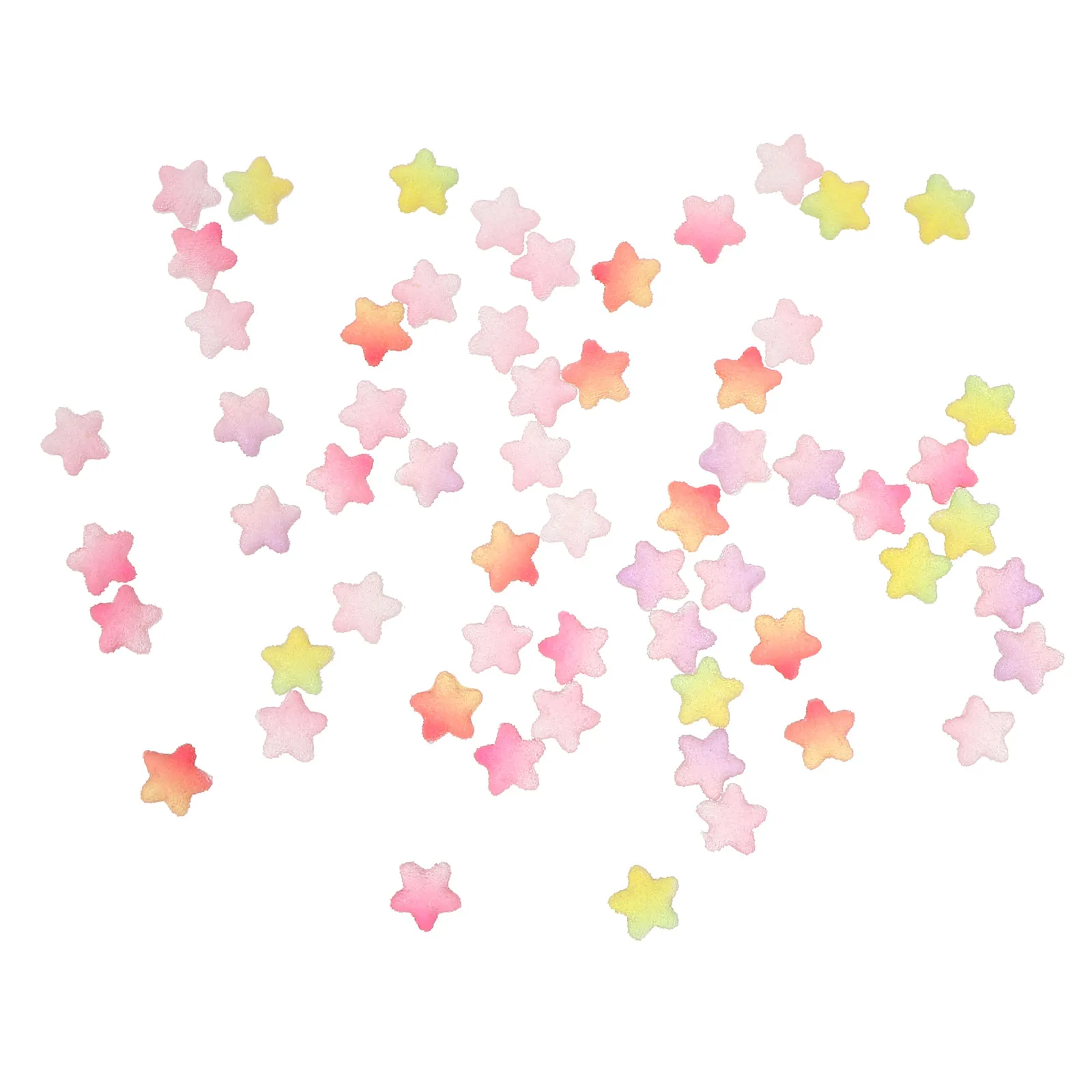 

60 Pcs Five-pointed Case Accessories DIY Adornment Resin Phone Shell Decor Ornament Clay Charms