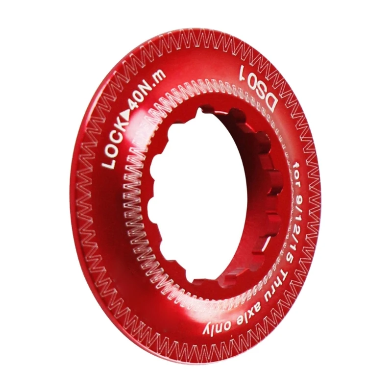 Aluminiumlegeringen Centerlock schijfremhouders voorkomen beweging rotoren en verbeteren fietsstabiliteit