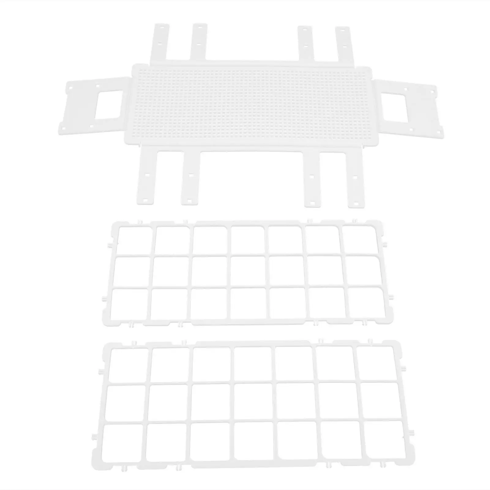 30mmx21홀 플라스틱 시험관 랙 실험실 샘플링 튜브 홀더 스탠드 과학용 분리형