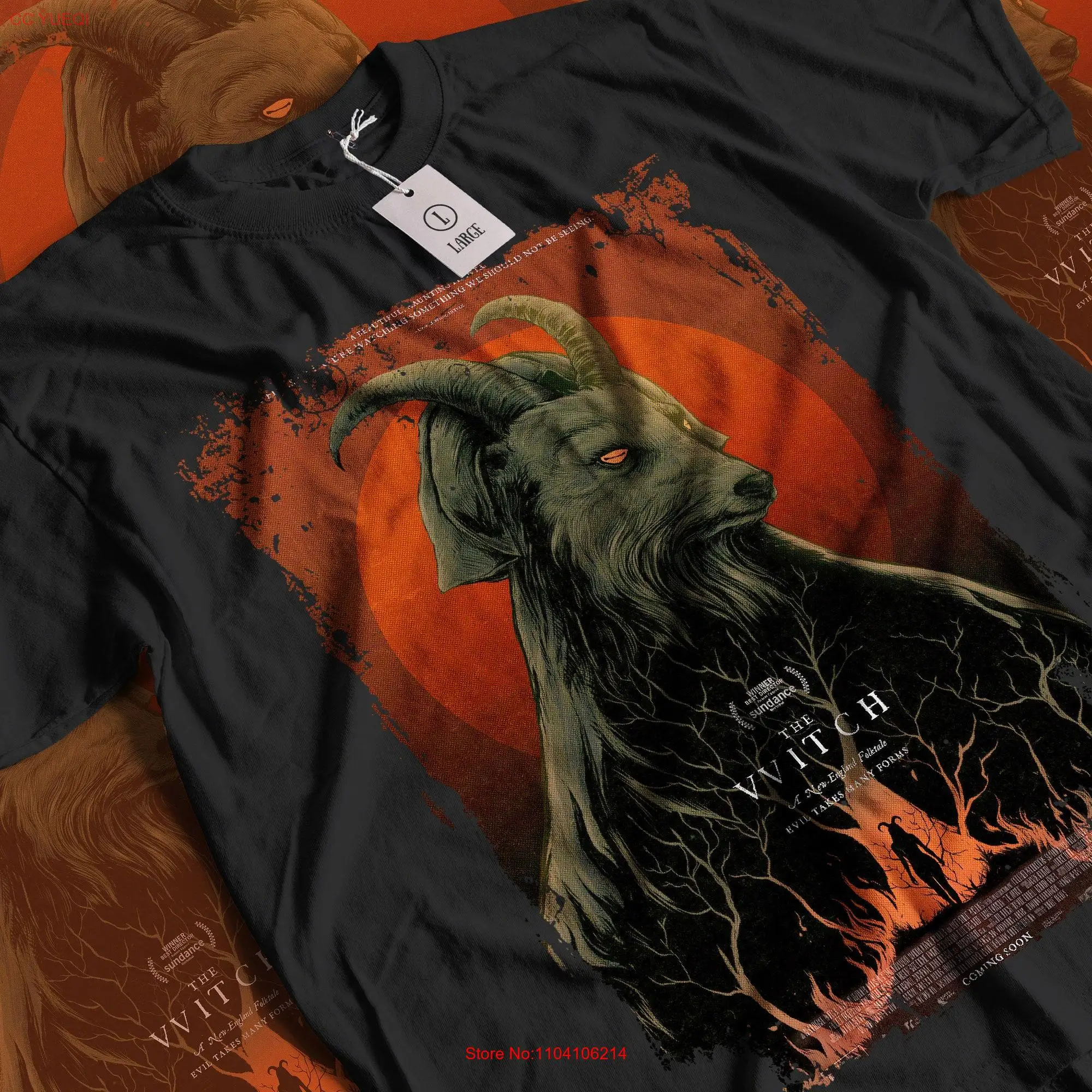 Aesthetic The Vvitch Vintage Halloween Horror Movie Streetwear  T Shirt long or short sleeves